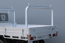 90° STEEL REMOVABLE REAR RACK TO SUIT OUR FLEET TRAY