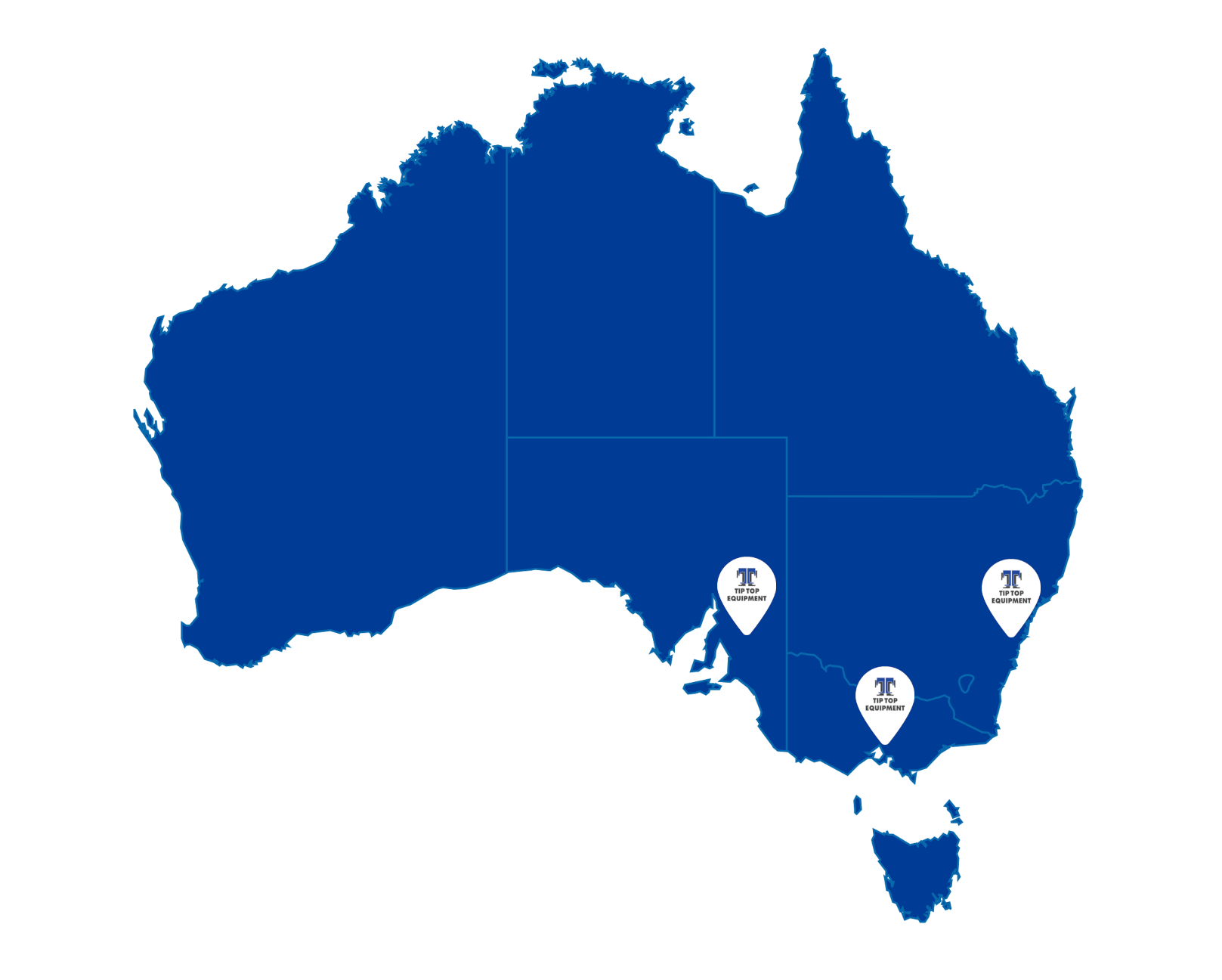 Tip Top Locations Map